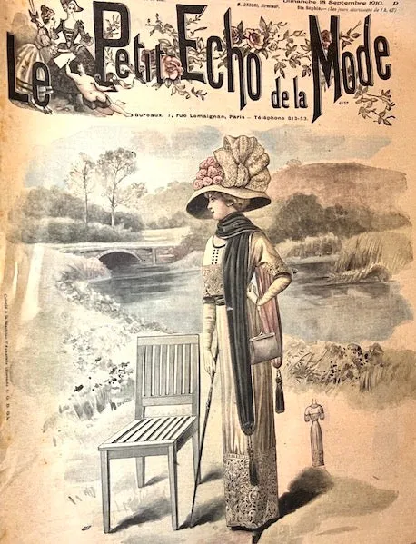 Very Subtle Hats in 1910 French Magazine Le Petit Echo de la Mode