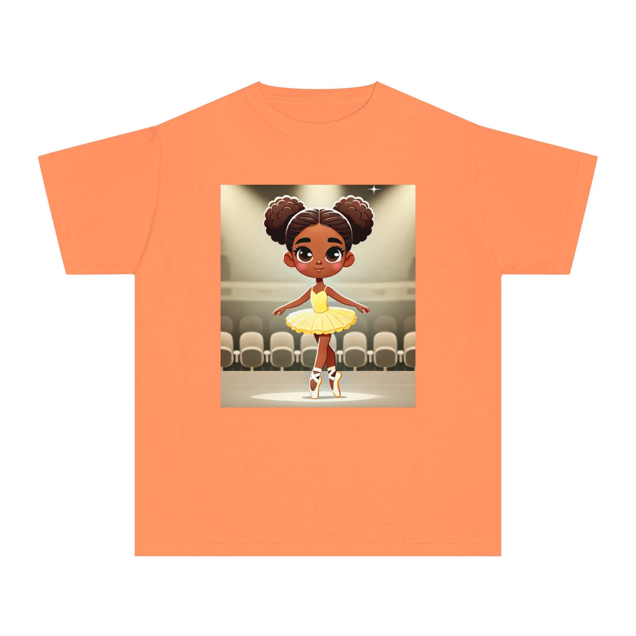 Youth - Powerful Ballerina T-Shirt for Black Girls